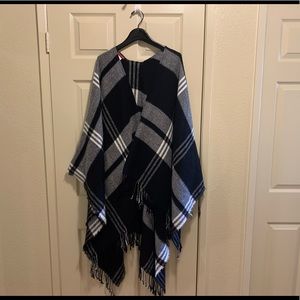 Merona Accessories - Black and White Plaid Shawl Merona Accessories - Black and White Plaid Shawl